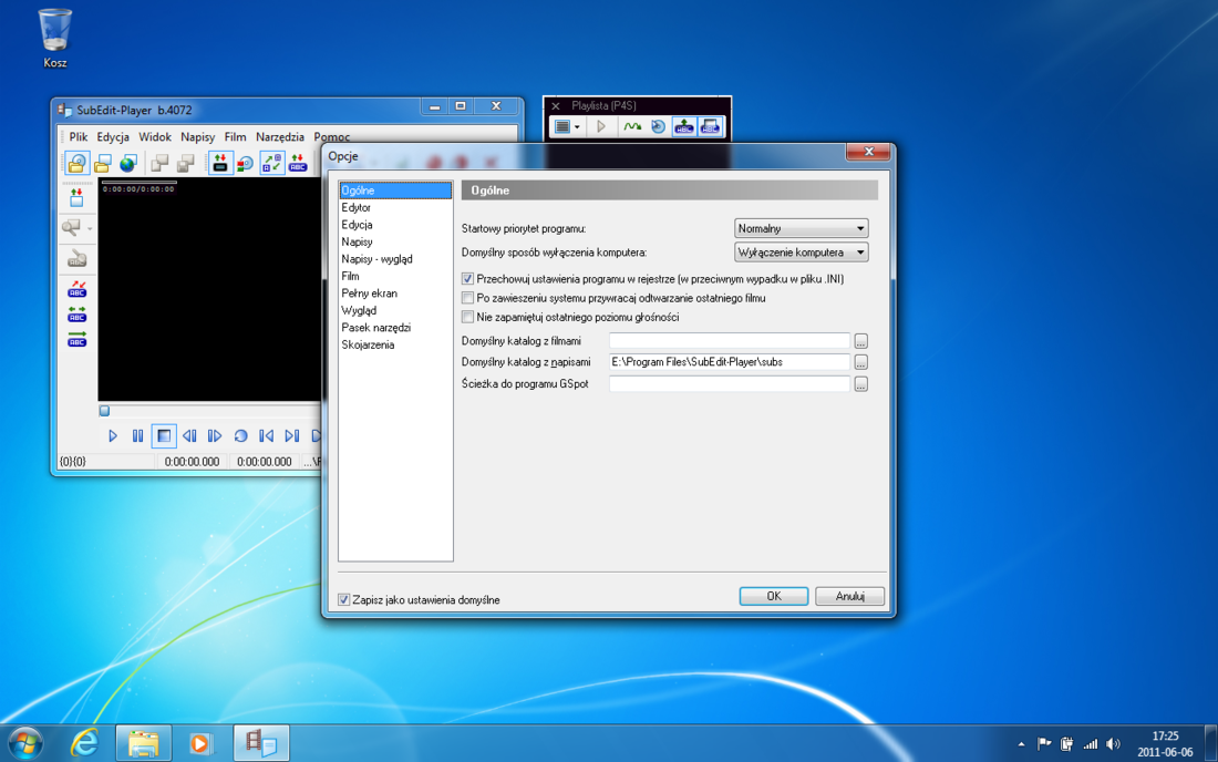 SubEdit-Player Build 4072 versión estable 32-bit Download 